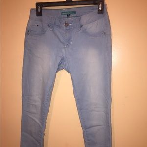 Sky blue skinny jean